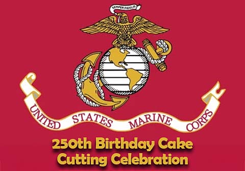 USMC Marine Cake 250th Birthday Post 184